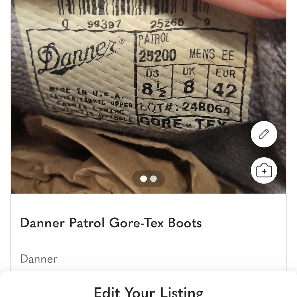 Danner Gore-Tex Leather Boots
